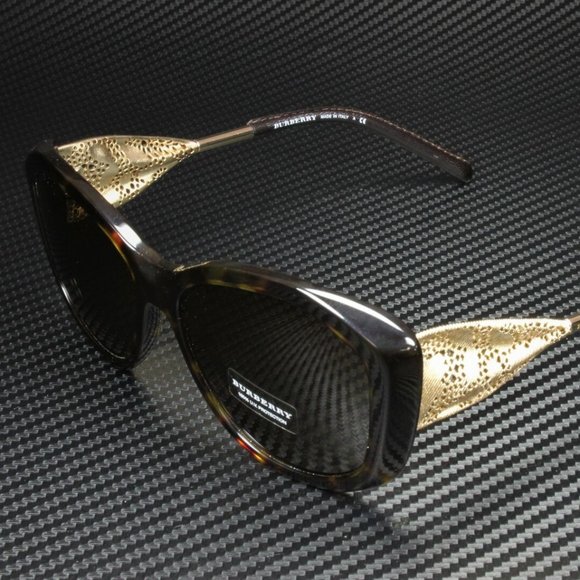 Burberry Dark Havana 57mm Sunglasses - Picture 1 of 5